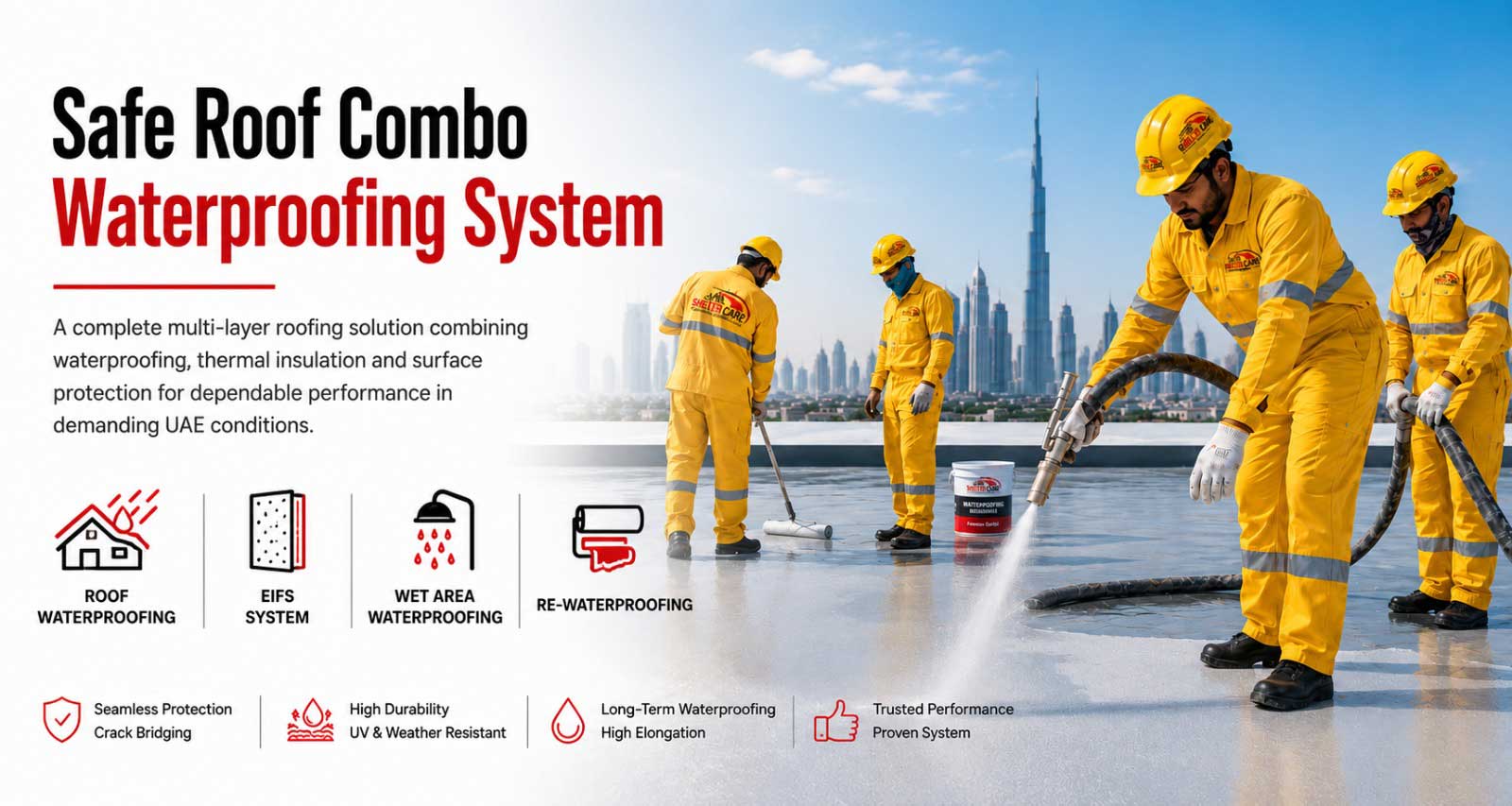 Professional re-waterproofing application