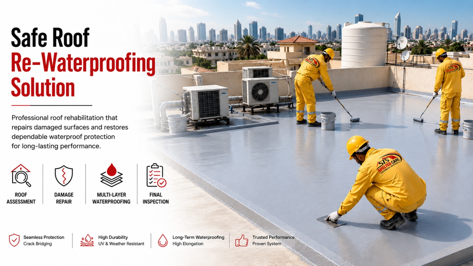 Safe Roof re-waterproofing solution